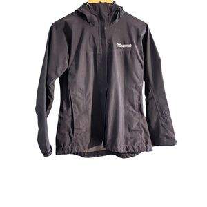 Marmot Black Hooded Lightweight Jacket - Women’s sz S